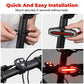 Luce posteriore per bicicletta con segnalatore acustico