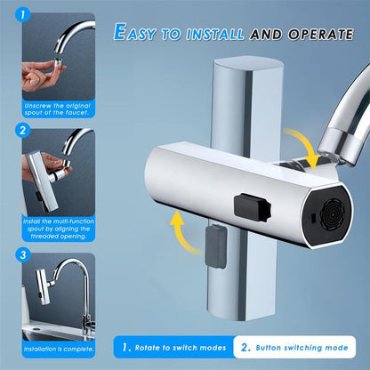 🔥 -50% Oggi: Rubinetto da Cucina a Cascata – Getto ampio e uniforme, design moderno ed elegante, perfetto per lavelli ampi e cucine contemporanee