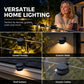 Lampade da parete a LED solari impermeabili per esterni, da grondaia