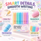 Set di 9 Penne Gel Cancellabili Colorate con Custodia