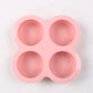 🧁 Stampo Rotondo in Silicone da 4 Pollici – 3/4 Cavità