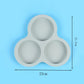 🧁 Stampo Rotondo in Silicone da 4 Pollici – 3/4 Cavità