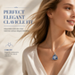 💎 Collana con nodo celtico e pietra natale – Ciondolo a forma di cuore in cristallo 🎁 Il regalo perfetto e ricco di significato per lei