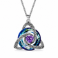 💎 Collana con nodo celtico e pietra natale – Ciondolo a forma di cuore in cristallo 🎁 Il regalo perfetto e ricco di significato per lei