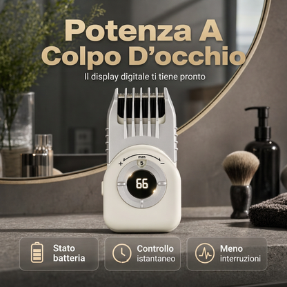 Rifinitore Elettrico Senza Fili per Capelli da Uomo