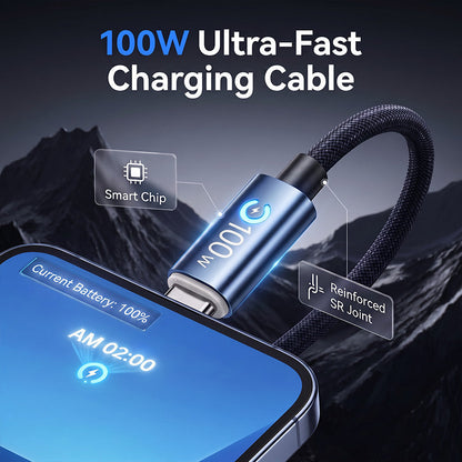 ⚡ Cavo USB-C 100W – Ricarica Ultra Rapida