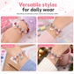 💖 Kit Braccialetti Charms Fai-da-Te per Bambine