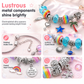 💖 Kit Braccialetti Charms Fai-da-Te per Bambine