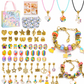 💖 Kit Braccialetti Charms Fai-da-Te per Bambine
