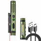 Penlight LED con Laser Rosso e Base Magnetica