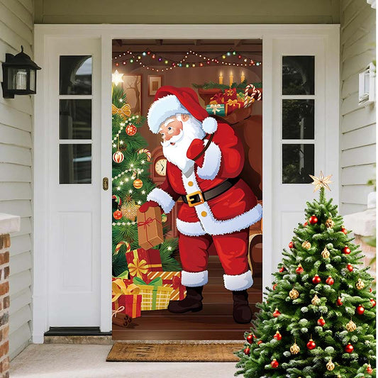 🎄 Copriporta Natalizio 90×180 cm