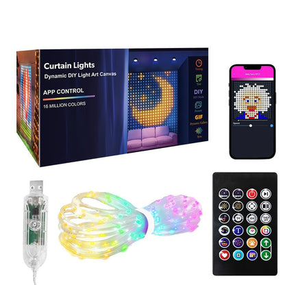✨ Tenda Luci LED Smart Impermeabile