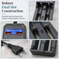 🔋 Caricabatterie Smart Doppio Slot al Litio