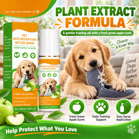 🐾 Spray Amaro Anti-Morso per Animali