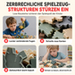 ❄️🧩 3D-Steckschneeflocken-Bausteine für Kinder – kreatives Bauen und Verbinden der Teile ✨