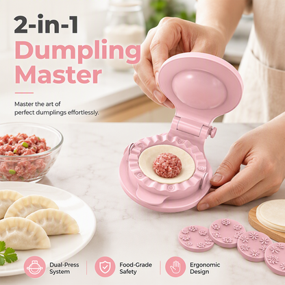 🥟 Pressa Manuale 2 in 1 per Ravioli