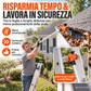 Strumento multifunzione per la pulizia delle grondaie