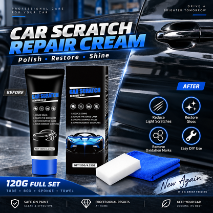 🚘 Cera Lucidante Rimuovi Graffi Auto 120 g