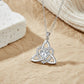 Celtic Knot Heart Pendant Necklace