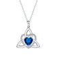 Celtic Knot Heart Pendant Necklace