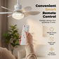 💡 -50% Ventilatore da Soffitto LED 2-in-1