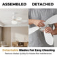 💡 -50% Ventilatore da Soffitto LED 2-in-1
