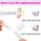 3 IN 1 Baby Hair Edge Brush with Gel Dispenser