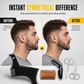 ✨Modello per definire la barba facile da usare🧔Aiuta a creare contorni simmetrici e puliti per la barba a casa. Leggero e flessibile, si adatta al volto. Permette di rifinire baffi, basette e linea della mascella senza errori.