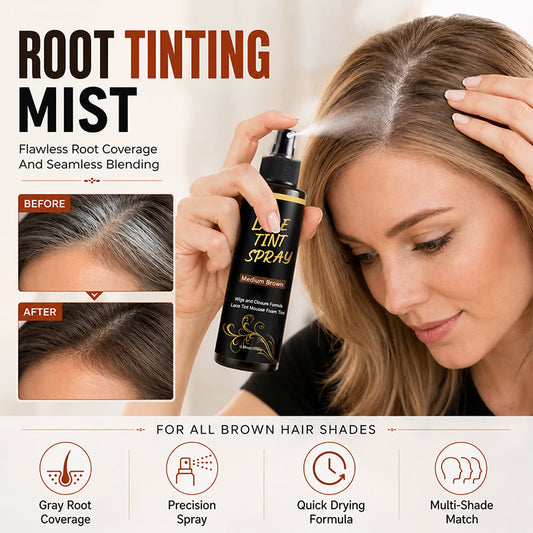 💇 -50% Spray colorante per le radici dei capelli bianchi