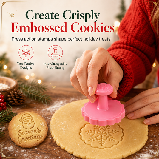 🍪 Offerta – Set Stampi Biscotti Natalizi 3D