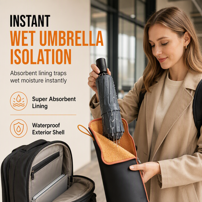☔ Custodia Ombrello Impermeabile Assorbente con Cordino