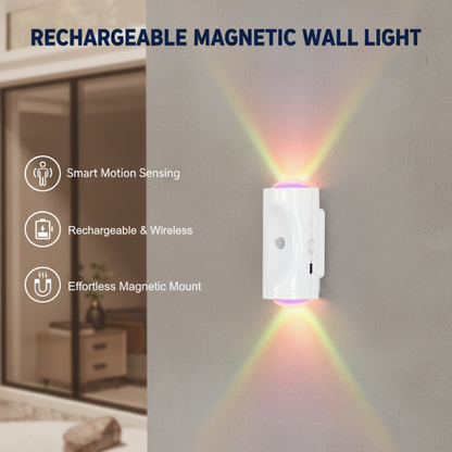 Lampada da Parete Magnetica Ricaricabile con Sensore