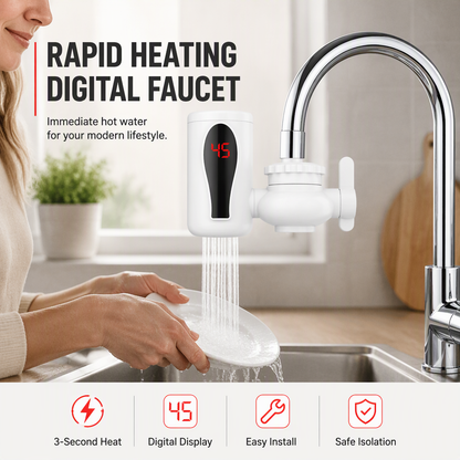 Rubinetto elettrico istantaneo per acqua calda da cucina
