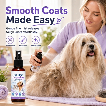 Spray districante e lisciante per animali domestici