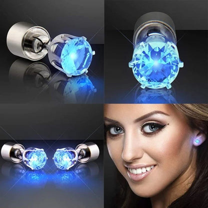 Orecchini a corona luminosi a LED di grande stile