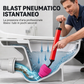 Sturalavandini pneumatico manuale per WC e scarichi – 66 cm