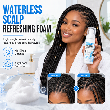 Mousse detergente senza risciacquo per trecce e dreadlocks – 100 ml