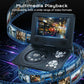 Lettore DVD/EVD portatile con funzione giochi, schermo 7,8 pollici | Roumant®