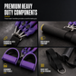 Corda elastica fitness con pedali per allenamento a casa | Roumant®