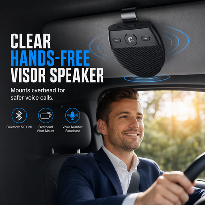 🚗 SP11 vivavoce Bluetooth per visiera parasole auto