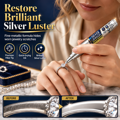 ✨ Penna argentata per ritocchi estetici e graffi su gioielli – 5 ml