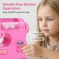 🧵 Mini macchina da cucire elettrica giocattolo con protezione ago