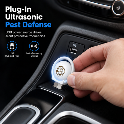 Repellente a ultrasuoni USB portatile per insetti, 10–135 kHz