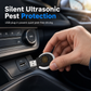 Repellente a ultrasuoni USB portatile per insetti, 10–135 kHz