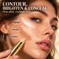 Stick correttore naturale senza cuciture – 3 in 1: copre, illumina e modella