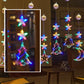 🎄❄️ Luci LED natalizie fai da te a forma di fiocco di neve con ventosa ✨ | Funzionamento a batteria, luce calda e multicolore, luci con ventosa per finestre, decorazioni natalizie per la casa e le feste