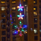 🎄❄️ Luci LED natalizie fai da te a forma di fiocco di neve con ventosa ✨ | Funzionamento a batteria, luce calda e multicolore, luci con ventosa per finestre, decorazioni natalizie per la casa e le feste