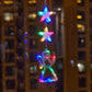 🎄❄️ Luci LED natalizie fai da te a forma di fiocco di neve con ventosa ✨ | Funzionamento a batteria, luce calda e multicolore, luci con ventosa per finestre, decorazioni natalizie per la casa e le feste