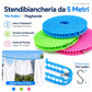 🏠🚫 Niente trapano, niente danni! Lo stendibiancheria portatile si fissa ovunque: sul balcone, in bagno o in giardino. ⌛ Sconto del 50%! 🔥