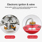 📢📢SCONTO DEL 50%!! ⏰Fornello da campeggio a gas – 5800 W, accensione piezoelettrica, resistente al vento 🔥